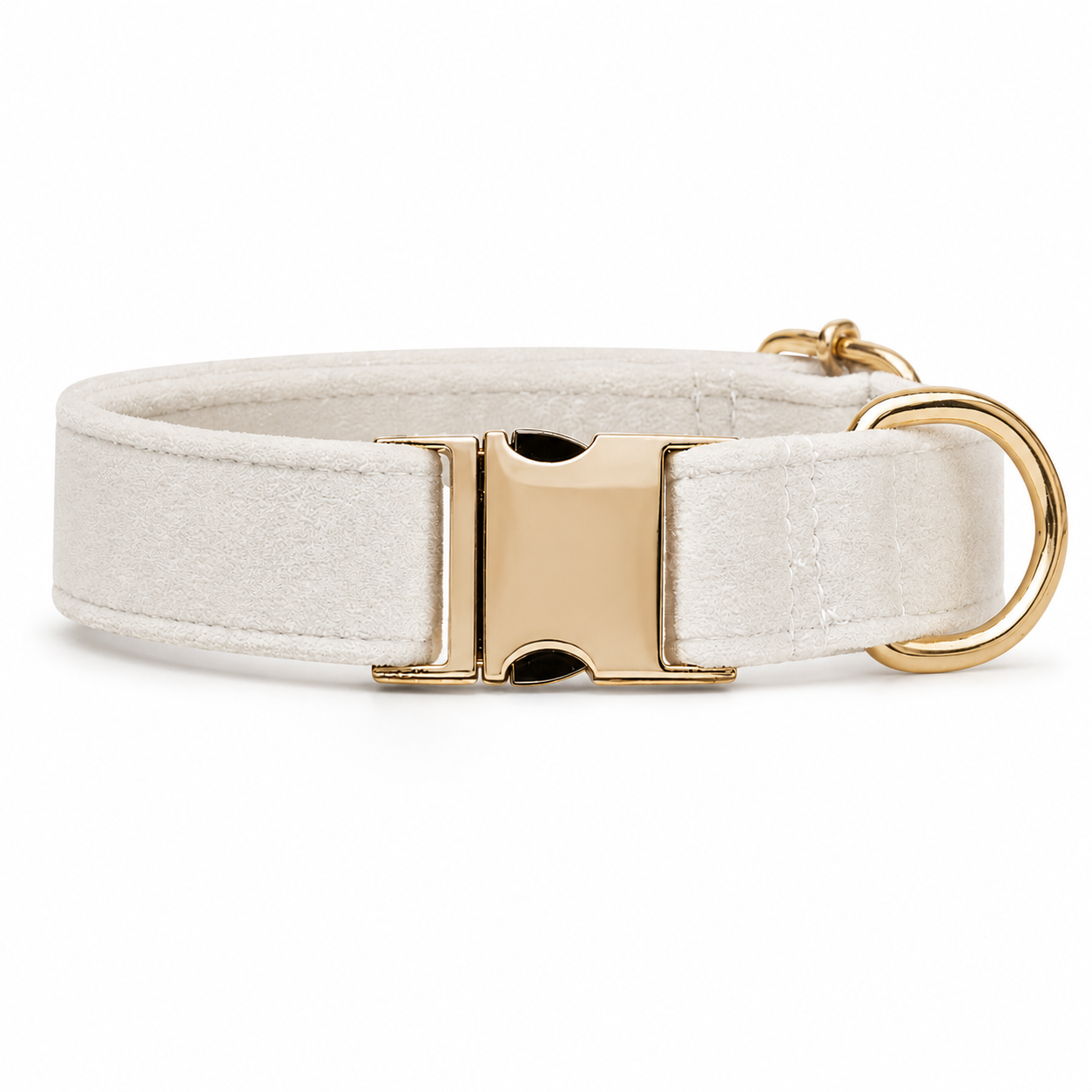 Flausi personalisiertes Premium Halsband aus Samt für Hunde