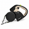 Flausi DuoWalk™ 2-in-1 Anti-Knoten Rollleine für zwei Hunde