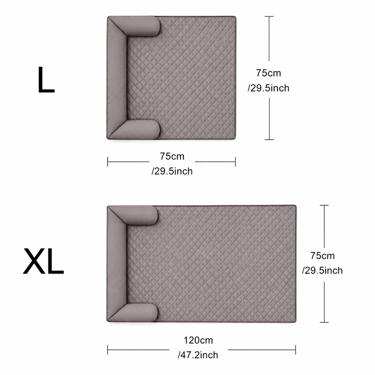 Flausi SofaWolke™ kuschelige Wasserfeste Sofaauflage für Hunde