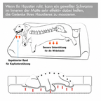 Flausi RückenRuhe™ XL orthopädisches Hundebett für große Hunde