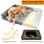 Flausi RückenRuhe™ XL orthopädisches Hundebett für große Hunde