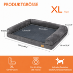 Flausi RückenRuhe™ XL orthopädisches Hundebett für große Hunde