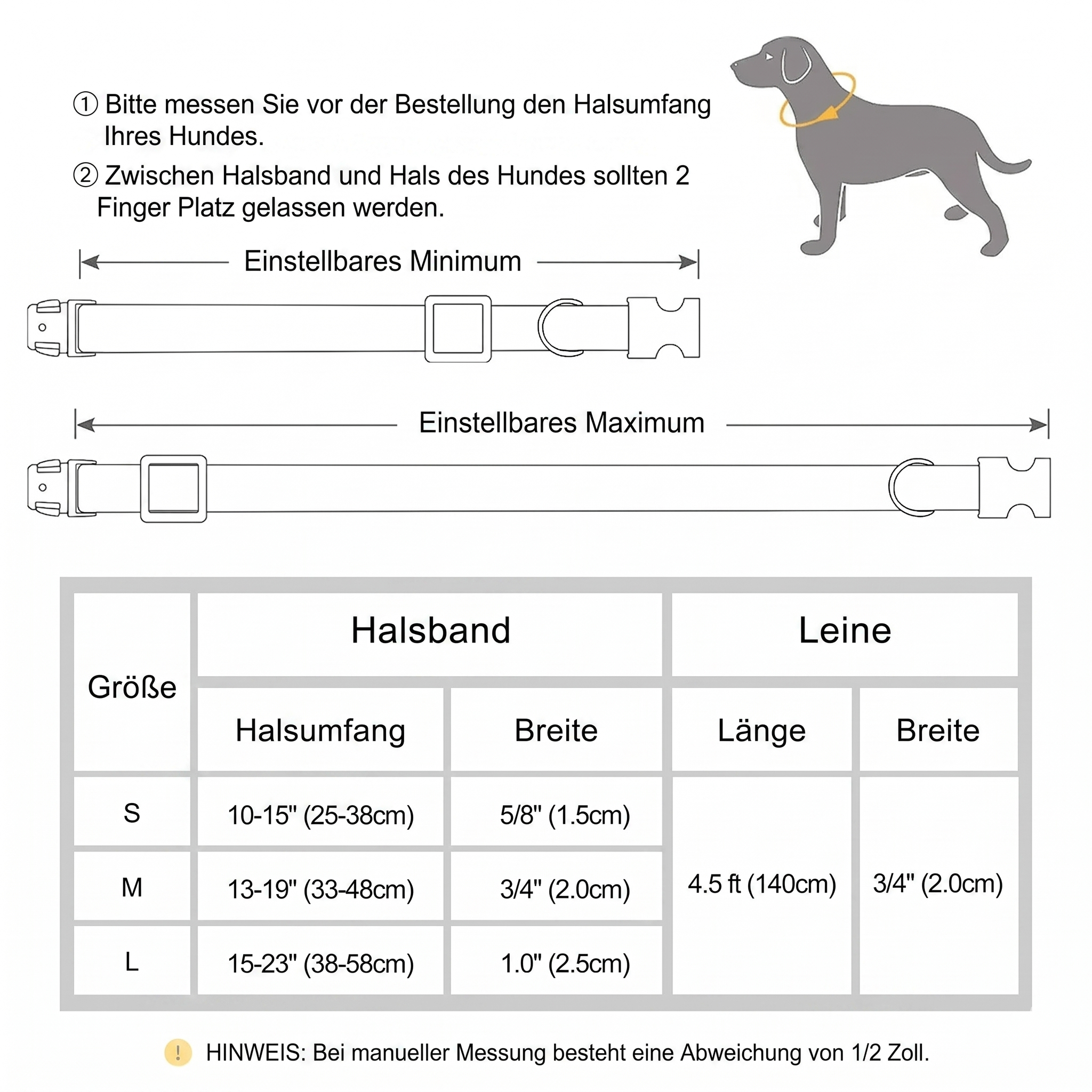Flausi Edles personalisiertes Halsband- & Leinen-Set für Hunde