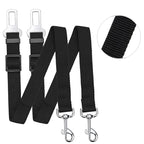 GorisPet GP1742313 Adjustable Size Pet Dog Car Seat Belt High Quality Durable Nylon Material 12 Solid Colors Collars Leashes