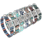 Flausi personalisiertes Nylon Halsband mit Design für Hunde