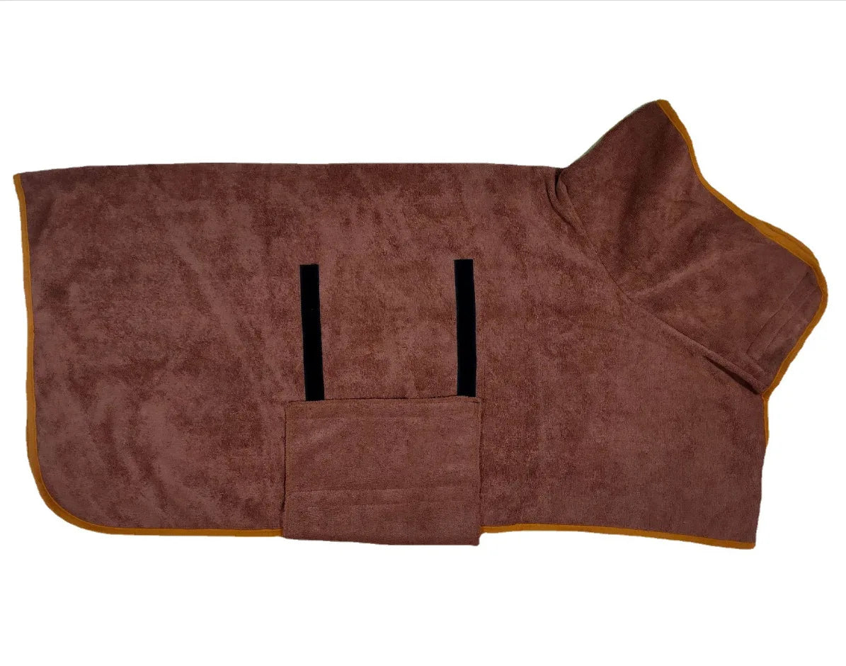 Large Medium Small Dog Super Fast Dry Soft Adjustable Dog Bathrobe Towel Bath Robe Pet Bathrobe Drying Coat Absorbent Towel