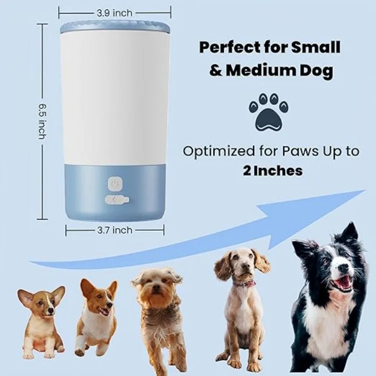 Abs Bathroom Foot Bath Cup Beauty Tool for Cat Dog Grooming Silicone Pet Brush Paw Cleaner for Furry Friends Cross-Border Pet