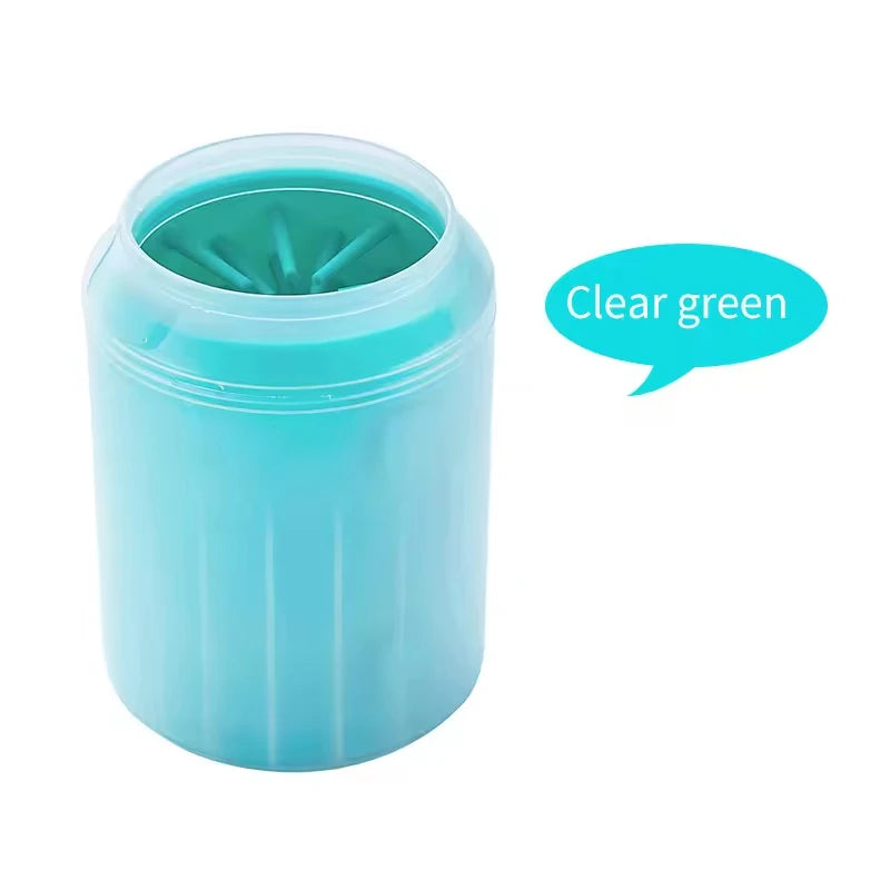 Paw Washing Feet Brush Cleaner Clean Dogs Feet Cleaner Cup Soft Silicone Pet Foot Washer Cup Cleaning Brush