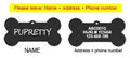 Pet ID Tag Personalized Free Engraved Keychain for Cat Puppy Dog Tag Pendant Keyring Bone Paw Bone Pet Accessories