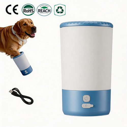 Abs Bathroom Foot Bath Cup Beauty Tool for Cat Dog Grooming Silicone Pet Brush Paw Cleaner for Furry Friends Cross-Border Pet