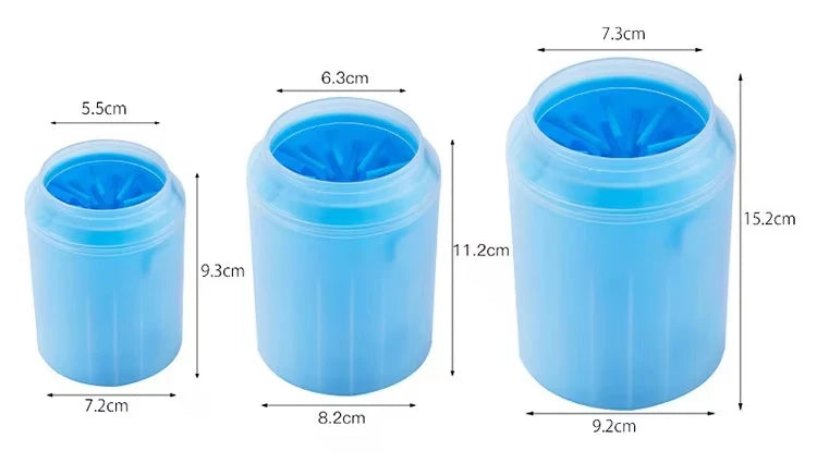 Paw Washing Feet Brush Cleaner Clean Dogs Feet Cleaner Cup Soft Silicone Pet Foot Washer Cup Cleaning Brush