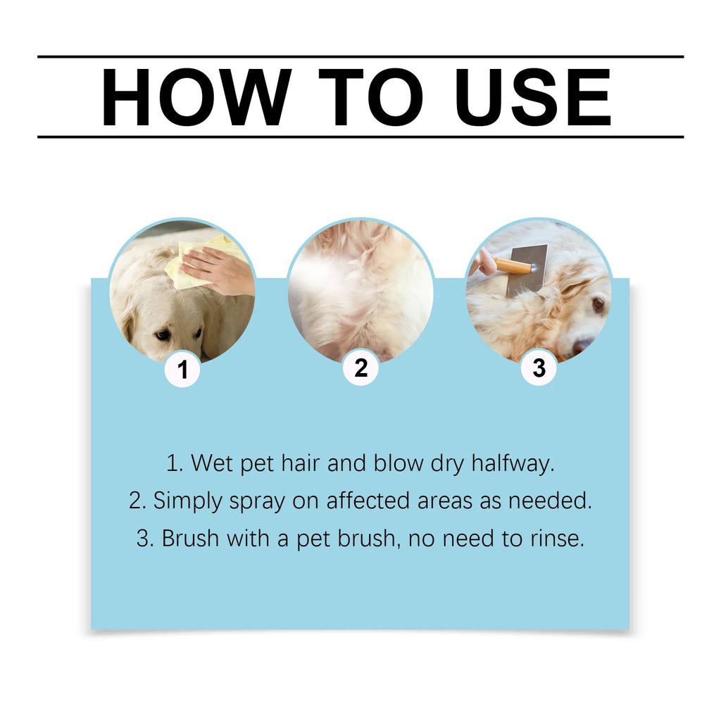 Flausi Knotenfrei™ Entfilzungsspray für Hunde & Katzen 100Ml.