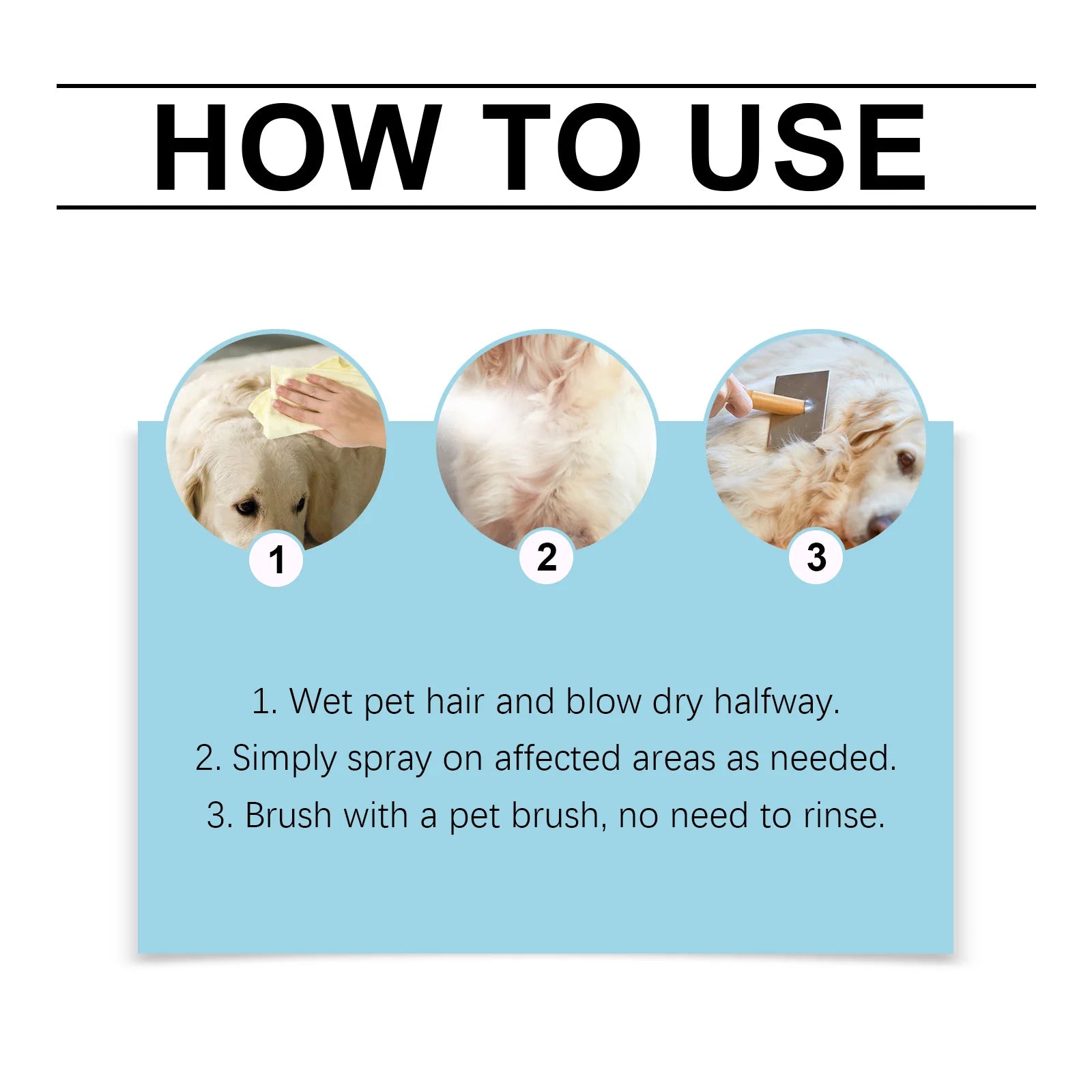 Flausi Knotenfrei™ Entfilzungsspray für Hunde & Katzen 100Ml.