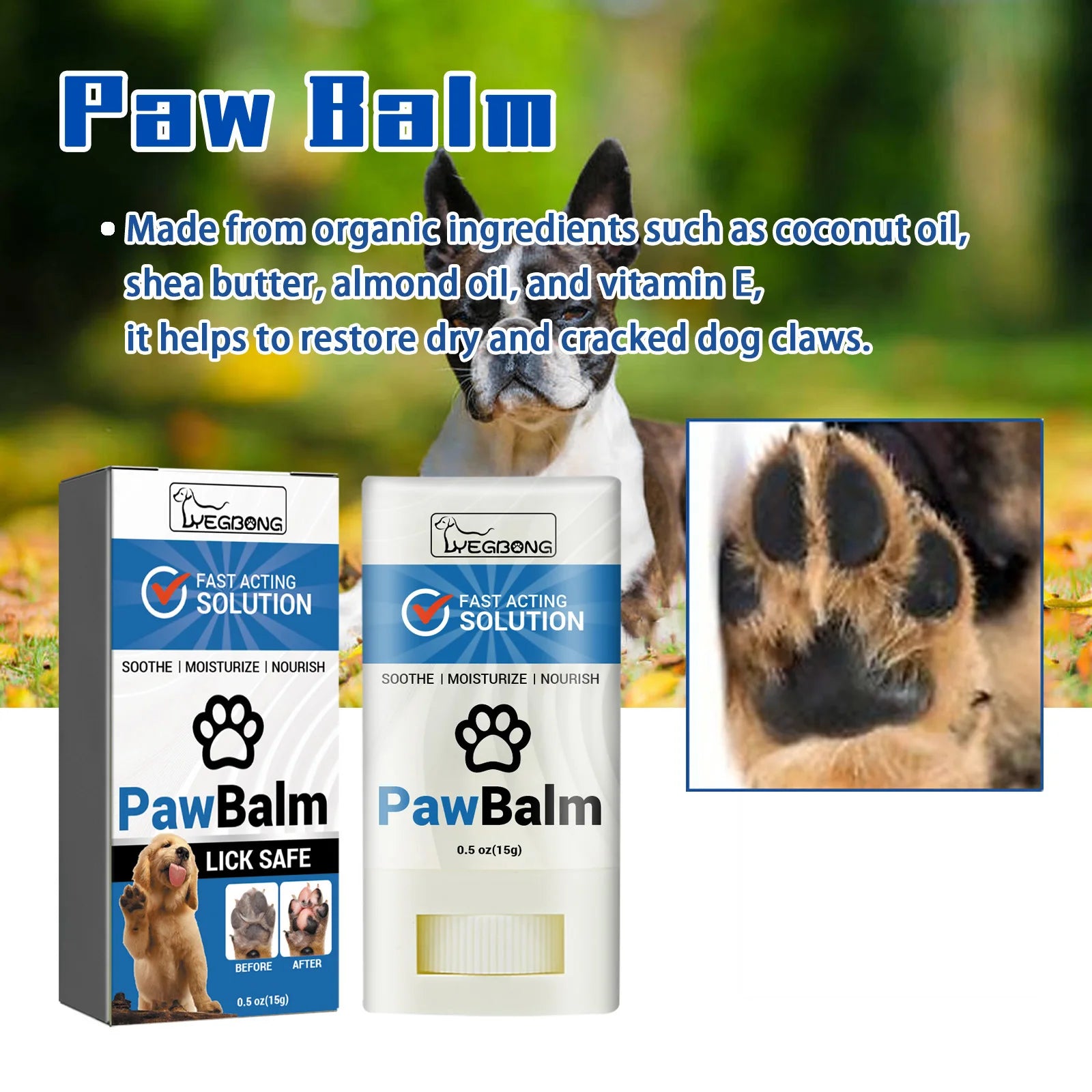 Flausi PfotenZauber™ Natürlicher Pfotenbalsam für Hunde & Katzen