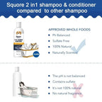 Flausi FellSeide™ natürliches 2-in-1 Shampoo & Conditioner für Hunde 300 Ml.