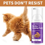 Flausi SchnellFrisch™ Anti-Stress Trockenshampoo-Schaum für Hunde & Katzen 65 Ml.