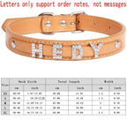 Flausi personalisiertes Halsband  3D-Optik Glitzernd für Hunde und Katzen