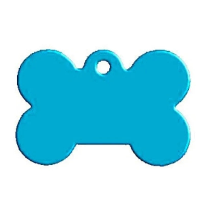 Pet Dog Name Tags Personalized Dog Cat Tags Engraved Cat Dog Puppy Pet ID Name Collar Tag Pendant Pet Accessories Bone Pendant
