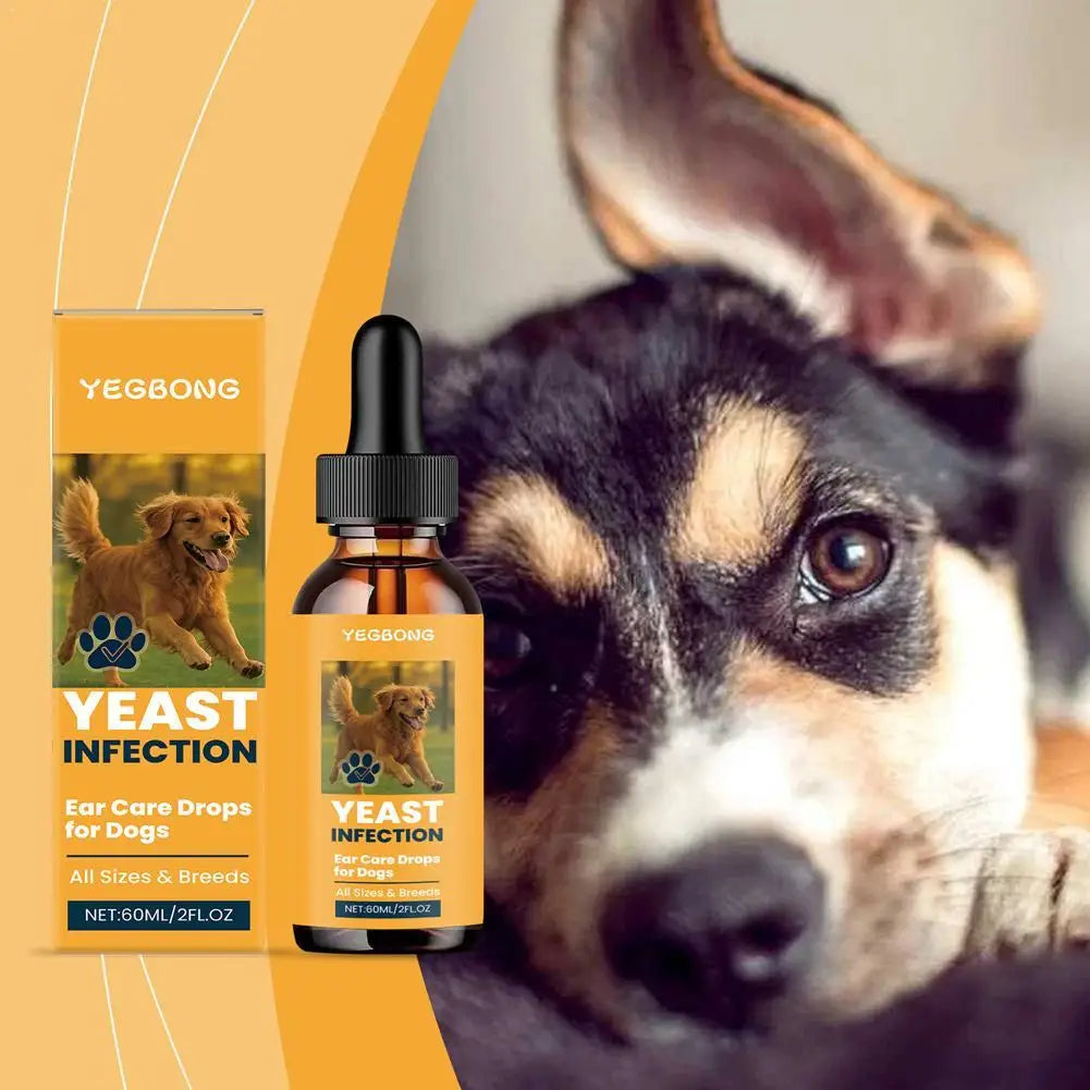 Flausi OhrenWohl™ Naturbasierte Ohrenpflege-Tropfen für Hunde & Katzen 60 Ml.
