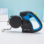 Flausi DuoWalk™ 2-in-1 Anti-Knoten Rollleine für zwei Hunde