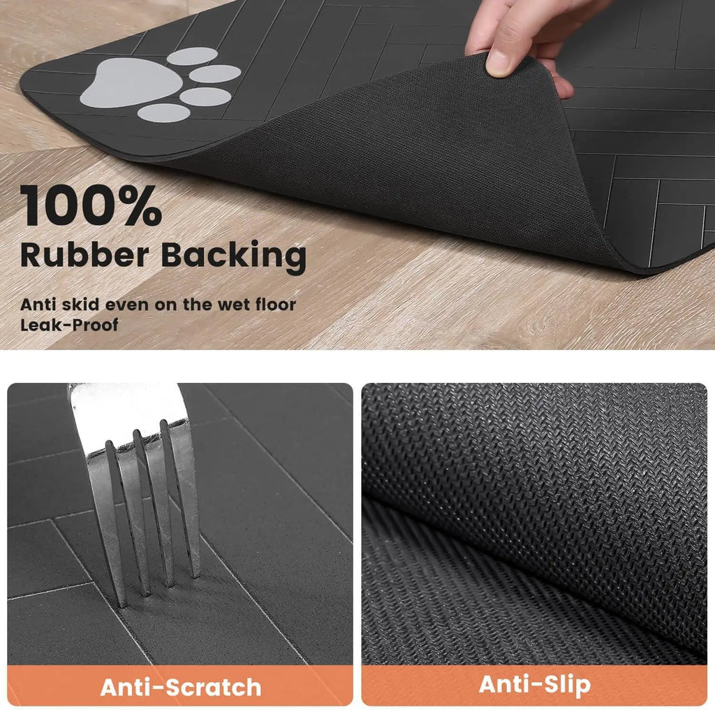 Flausi NapfMatte™ wasserabsorbierende & easy-clean Futterplatz-Matte