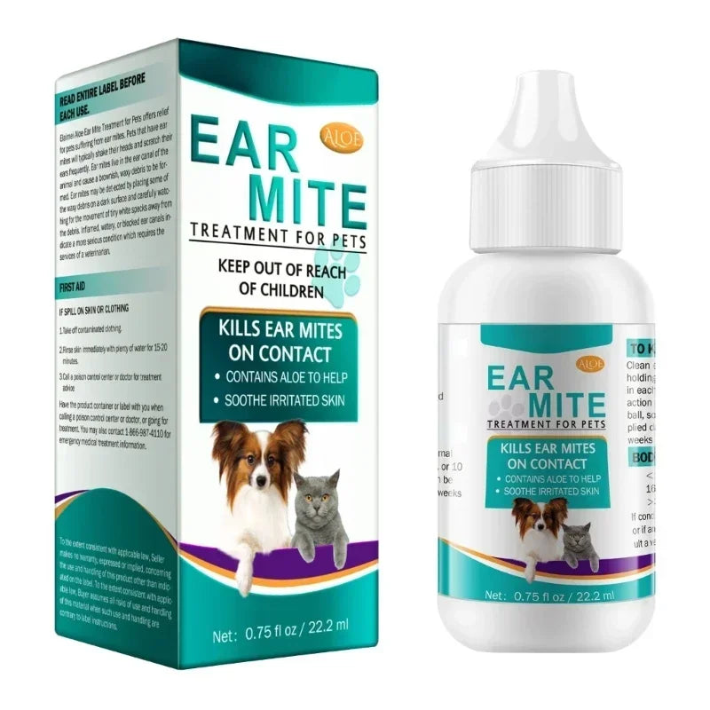 Flausi MilbenStopp™ medizinische Ohrmilben-Tropfen für Hunde & Katzen