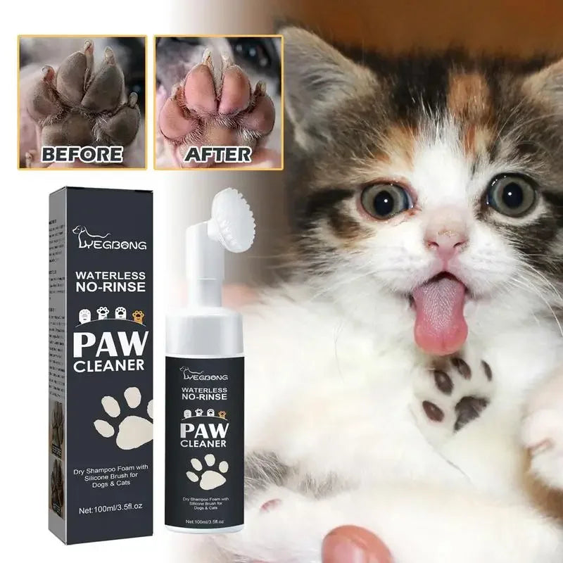 Flausi PfotenSchaum™ natürlicher Pfotenreiniger ohne Ausspülen für Hunde & Katzen 100 Ml.