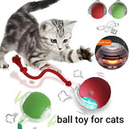 Flausi JagdBall™ interaktiver Spielball für Katzen & kleine Hunde
