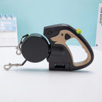 Flausi DuoWalk™ 2-in-1 Anti-Knoten Rollleine für zwei Hunde