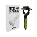 Flausi FellPro™ 3-in-1 Fellpflegekamm für Hunde & Katzen