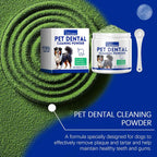 Flausi ZahnGlanz™ naturbasiertes Dentalpulver für Hunde 80g