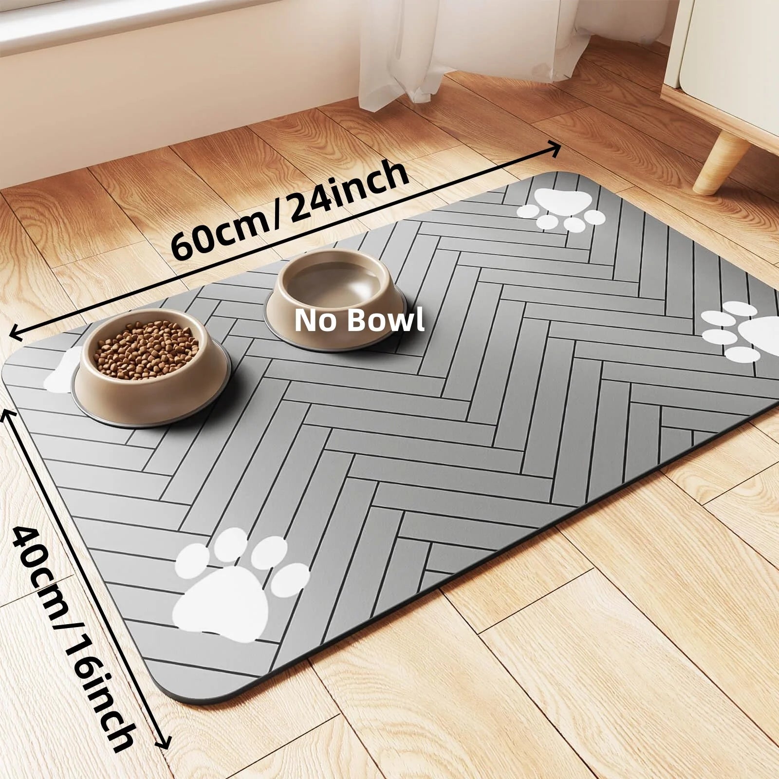 Flausi NapfMatte™ wasserabsorbierende & easy-clean Futterplatz-Matte