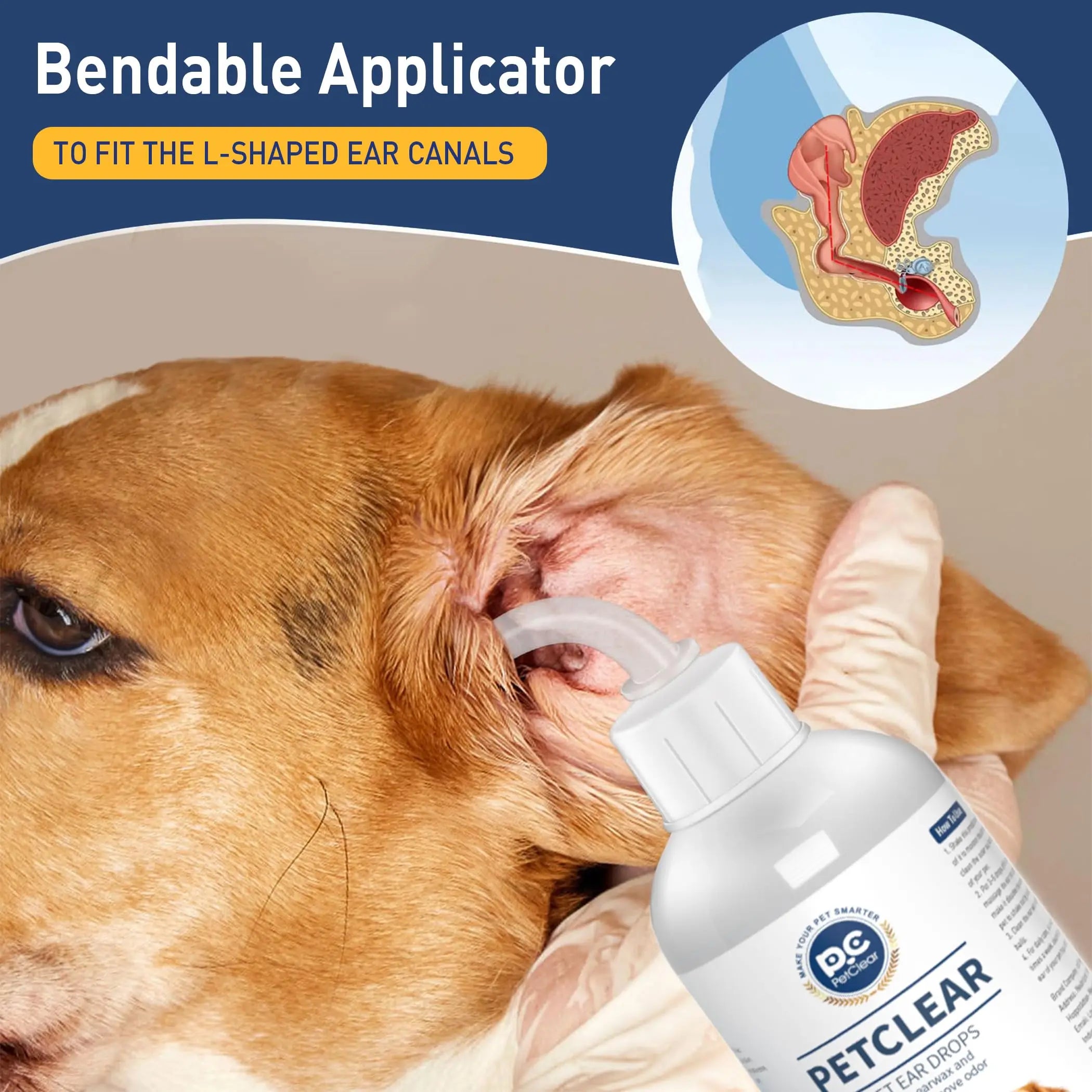 Flausi OhrenSanft™ sanfter Ohrenreiniger für Hunde & Katzen 60 Ml.