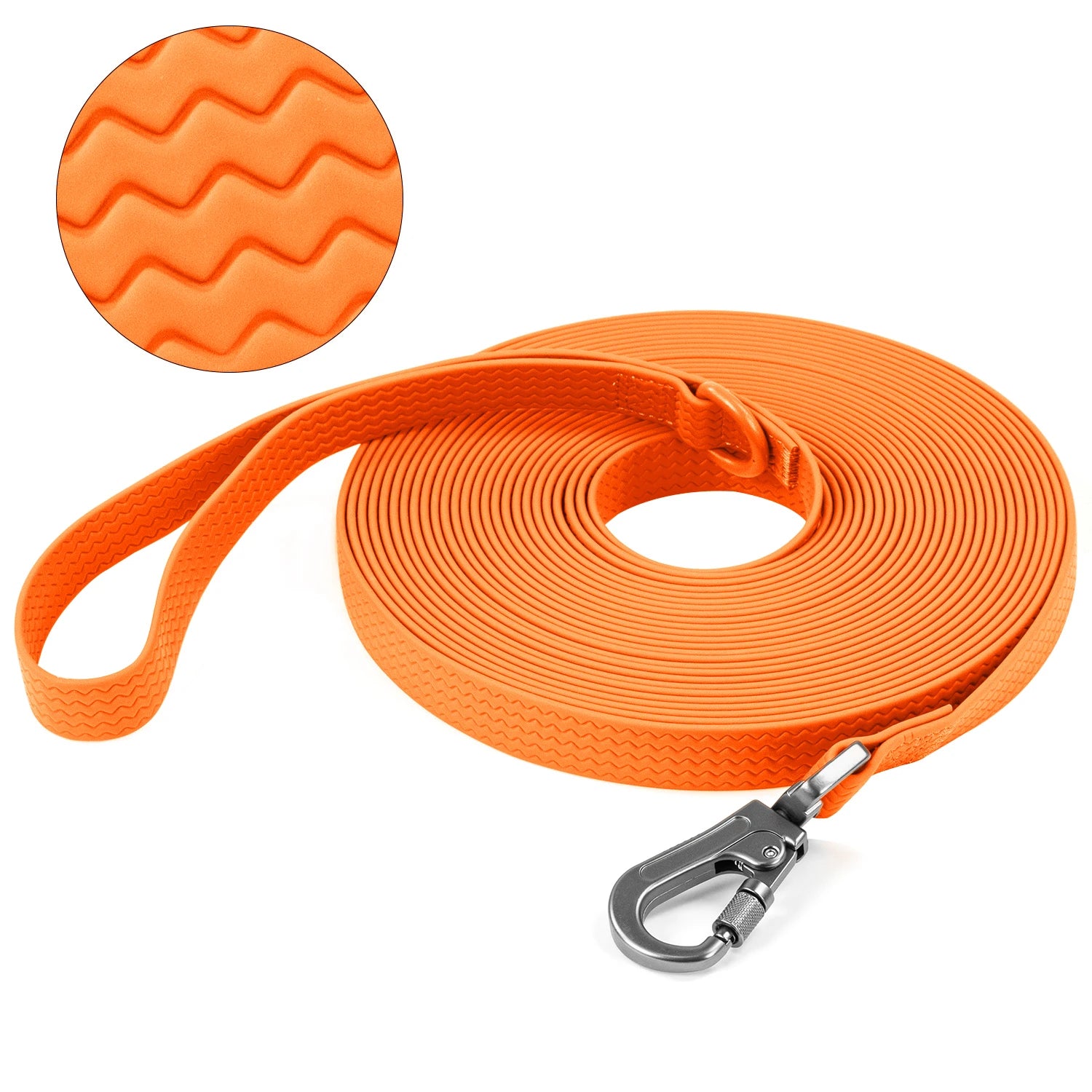 1.8M 3M 5M 10M  PVC Dog Leash large dog Medium non-slip Waterproof and easy to clean running dog training Leash long strong