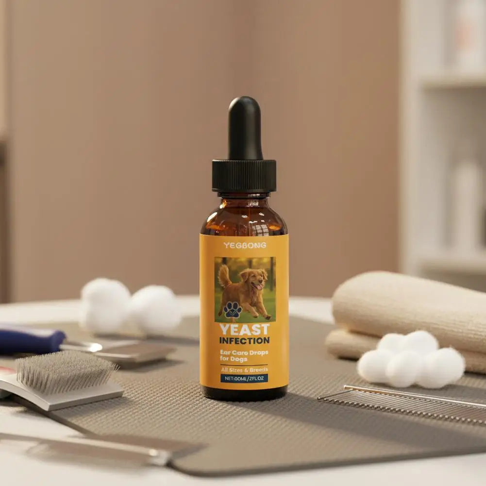 Flausi OhrenWohl™ Naturbasierte Ohrenpflege-Tropfen für Hunde & Katzen 60 Ml.