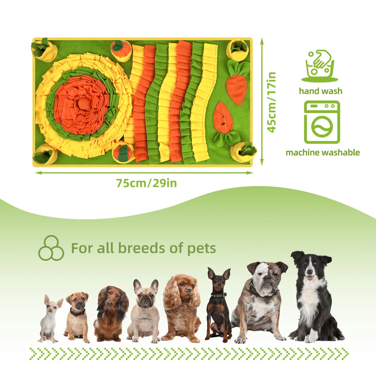 Flausi SchnüffelGlück™ Schnüffelmatte Training für Hunde