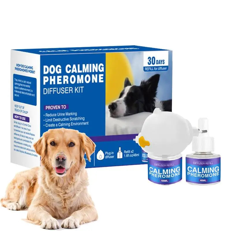Flausi RuheDuft™ Anti-Stress natürliche Pheromone Diffuser Kit für Hunde & Katzen