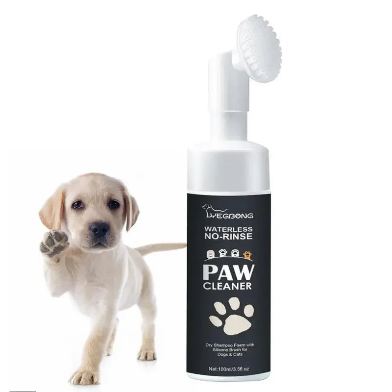 Flausi PfotenSchaum™ natürlicher Pfotenreiniger ohne Ausspülen für Hunde & Katzen 100 Ml.
