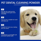 Flausi ZahnGlanz™ naturbasiertes Dentalpulver für Hunde 80g