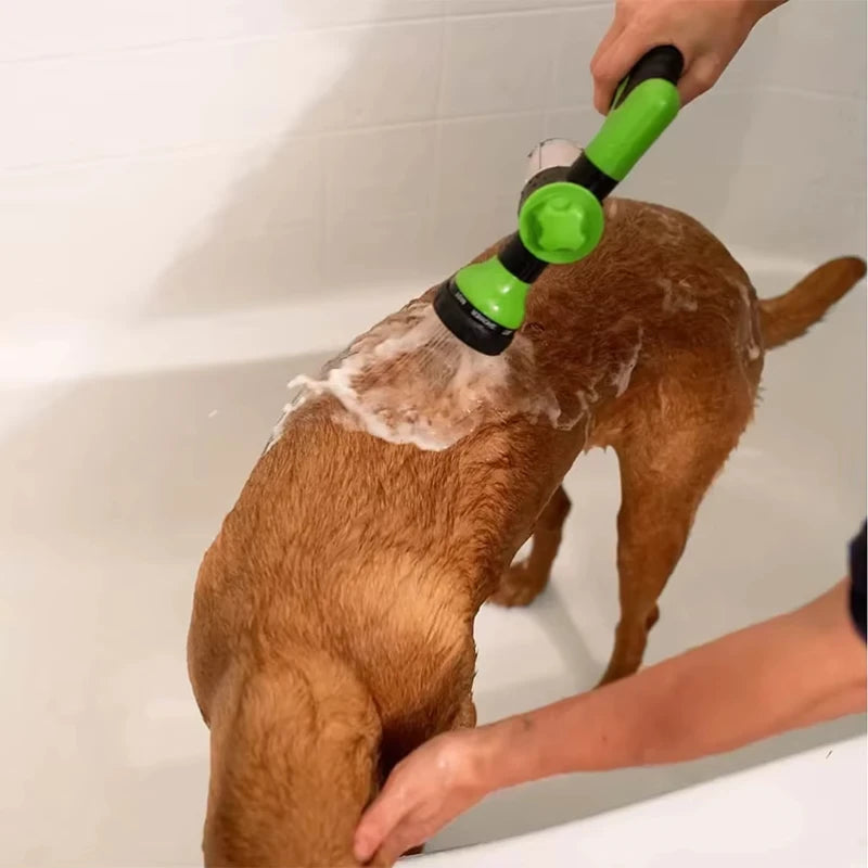 Flausi DuschWuff™ 3-in-1 Hunde-Dusche mit Schaumsprüher