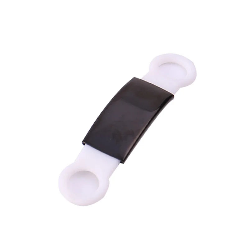Personalize Engraved Pet Dog Tag Silicone Stainless Steel Dog ID Tag Anti-lost Pet Nameplate Tags For Dog Cat Tensile Rubber
