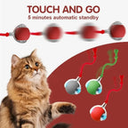 Flausi JagdBall™ interaktiver Spielball für Katzen & kleine Hunde