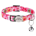 Flausi personalisiertes Nylon Halsband für Katzen