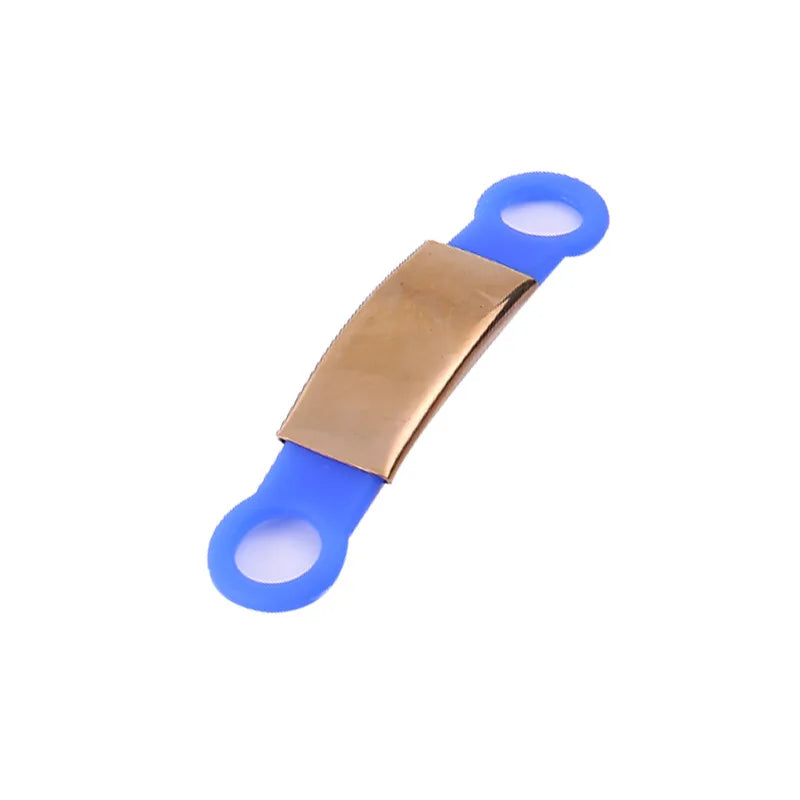 Personalize Engraved Pet Dog Tag Silicone Stainless Steel Dog ID Tag Anti-lost Pet Nameplate Tags For Dog Cat Tensile Rubber