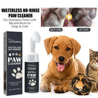 Flausi PfotenSchaum™ natürlicher Pfotenreiniger ohne Ausspülen für Hunde & Katzen 100 Ml.