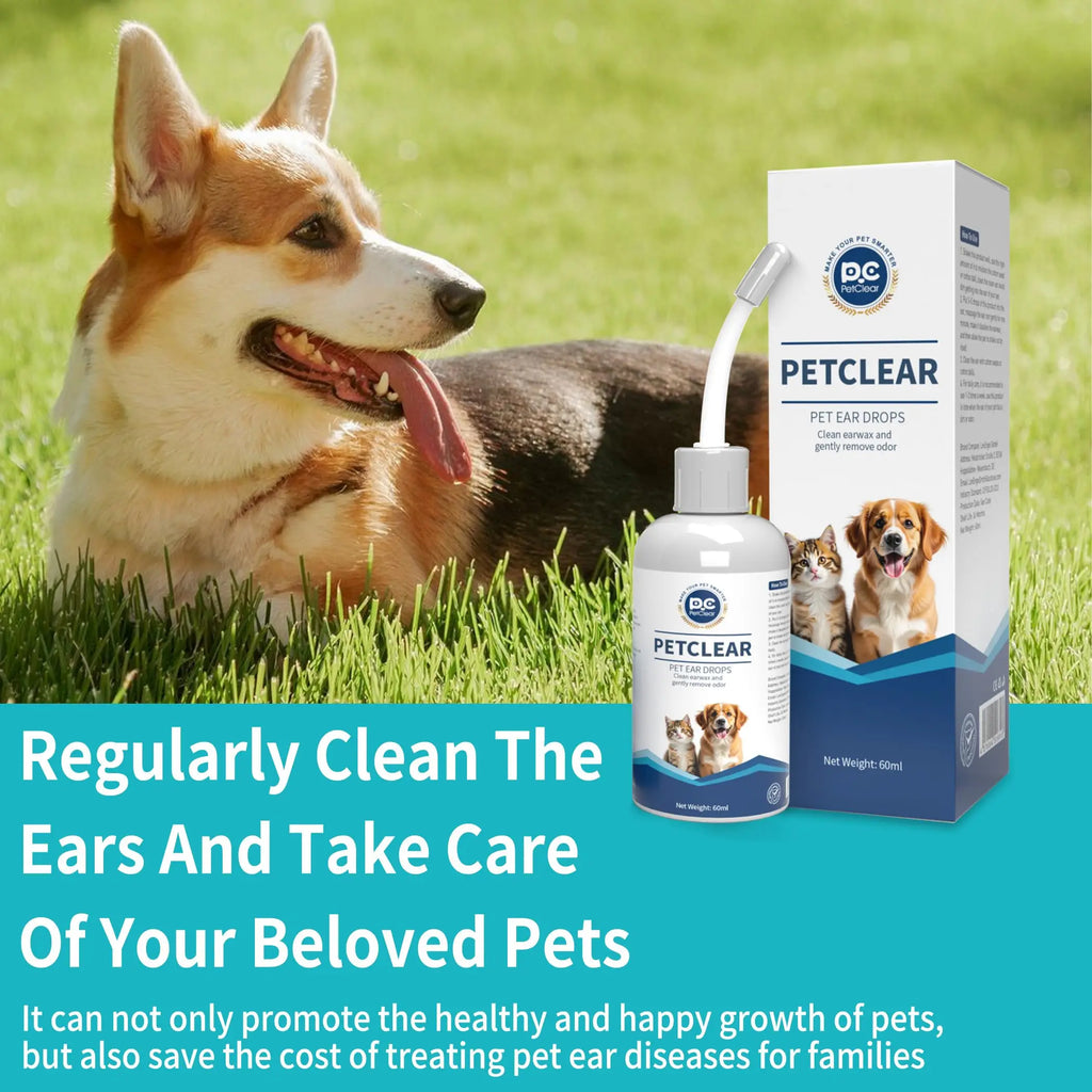 Flausi OhrenSanft™ sanfter Ohrenreiniger für Hunde & Katzen 60 Ml.