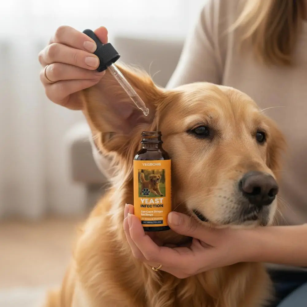 Flausi OhrenWohl™ Naturbasierte Ohrenpflege-Tropfen für Hunde & Katzen 60 Ml.