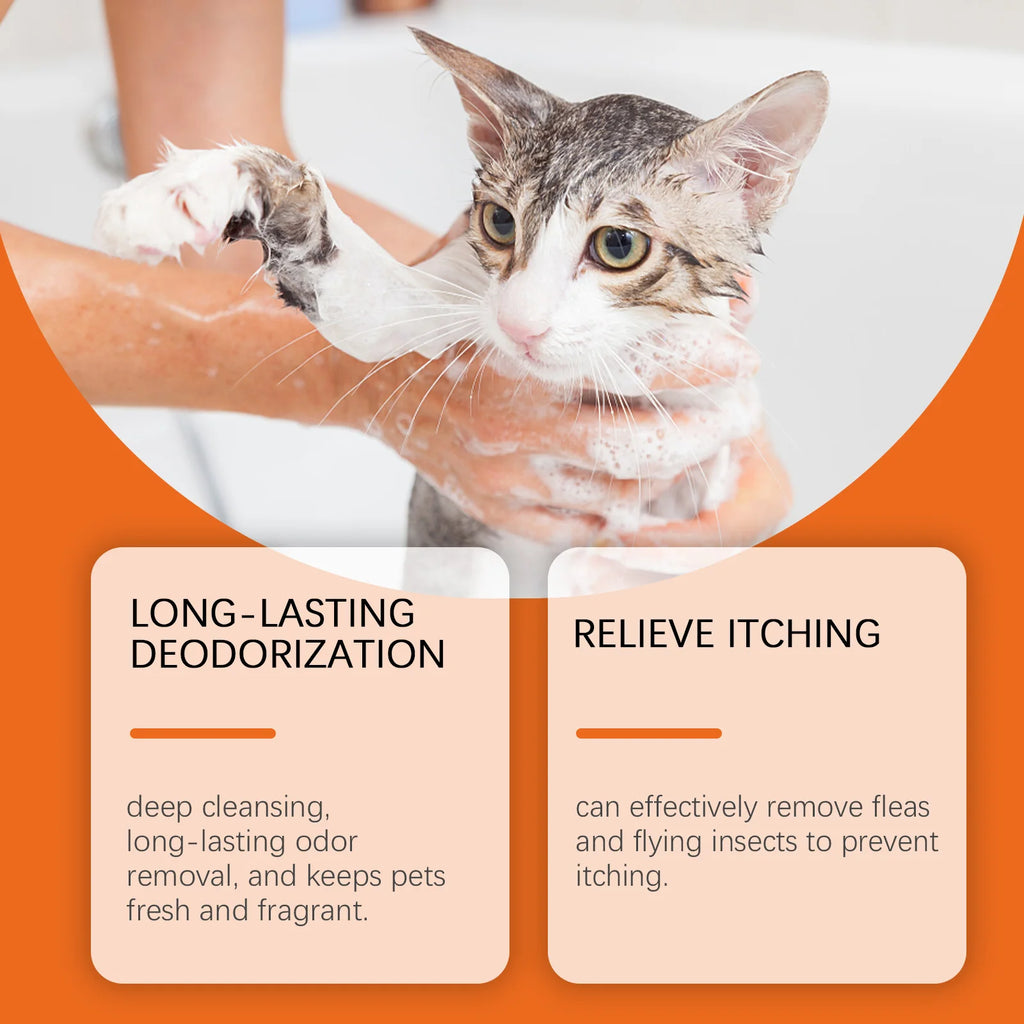 Flausi FellLux™ Premium Anti-Stress Shampoo für Hunde & Katzen 100 Ml.