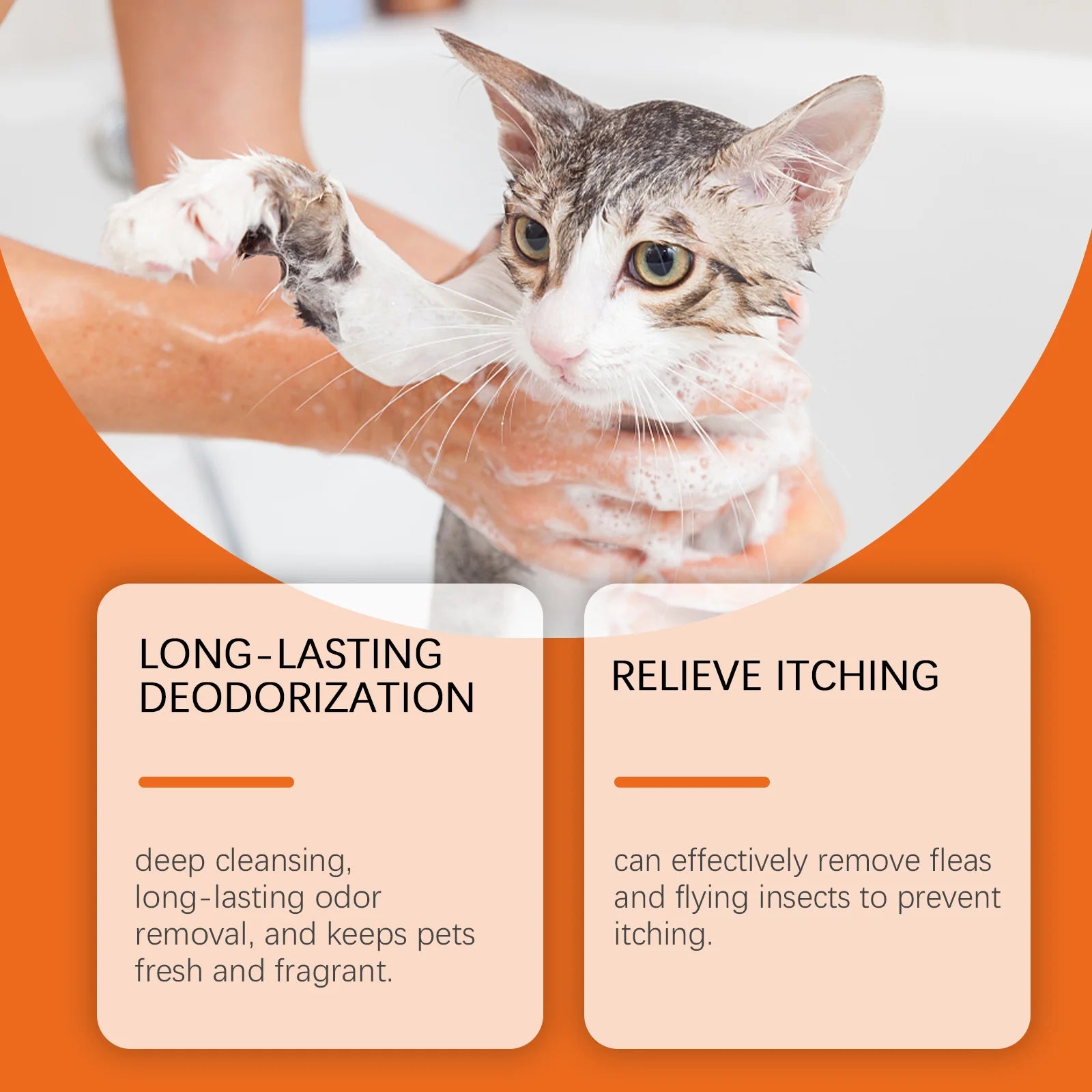 Flausi FellLux™ Premium Anti-Stress Shampoo für Hunde & Katzen 100 Ml.