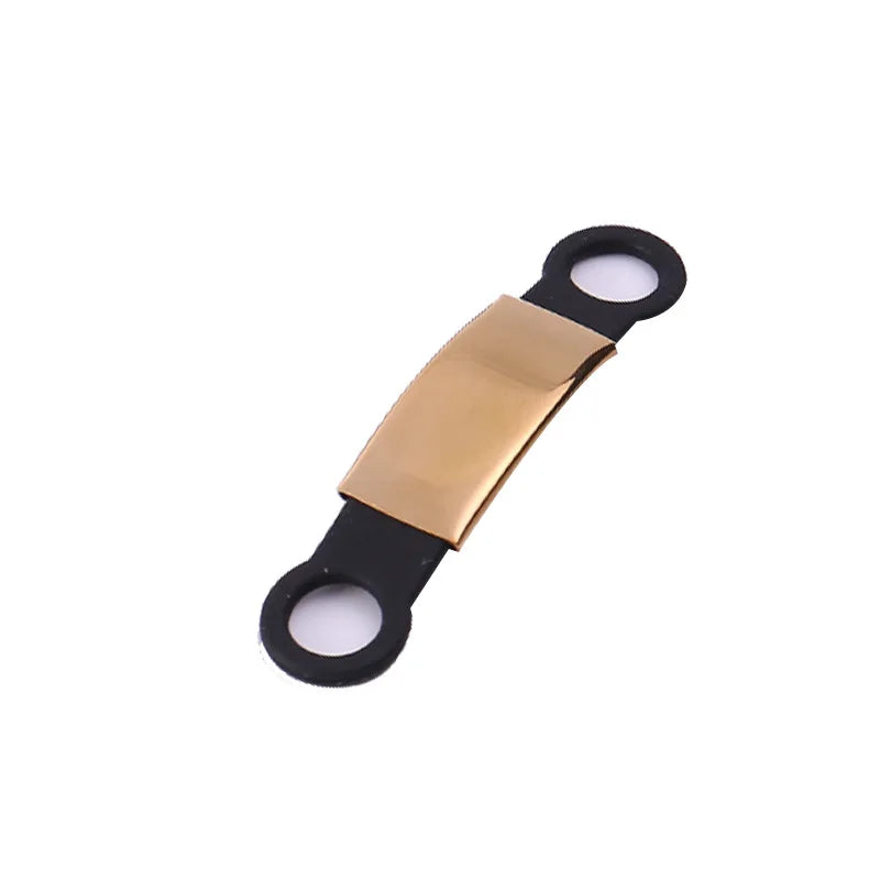 Personalize Engraved Pet Dog Tag Silicone Stainless Steel Dog ID Tag Anti-lost Pet Nameplate Tags For Dog Cat Tensile Rubber